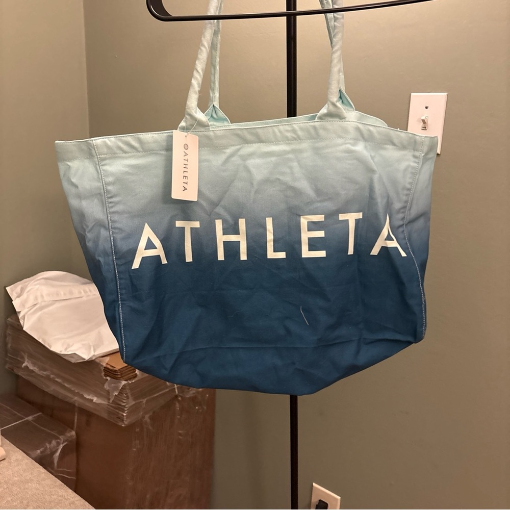 Athleta Gradient Blue Tote Bag